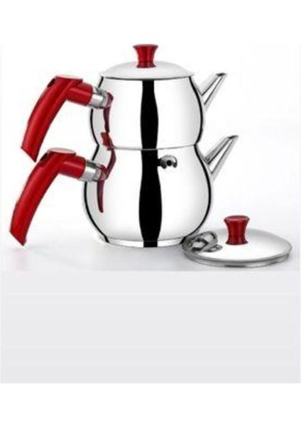 Çelik Çaydanlık Pazalanmaz Kendinden Süzgeçli Orta Boy Bondila fiyatları