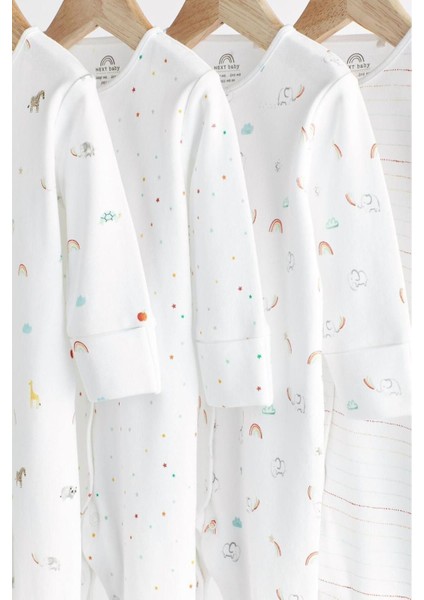 Pamuk 4'lü Baskılı Uzun Kollu Uyku Tulumu modelleri