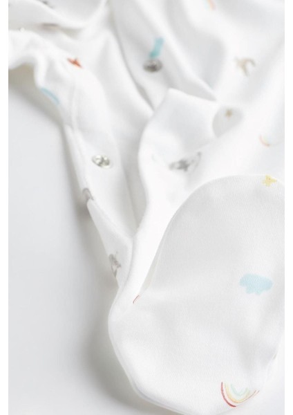 Pamuk 4'lü Baskılı Uzun Kollu Uyku Tulumu fırsatları