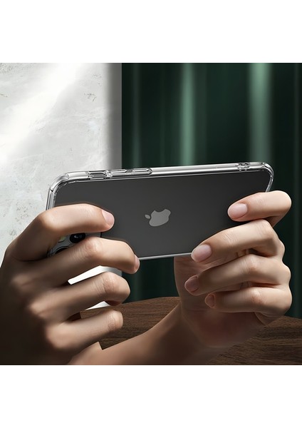 iPhone 12 Pro Max Kılıf Kristal Hava Yastıklı Darbeye Dayanıklı Şeffaf Kılıf