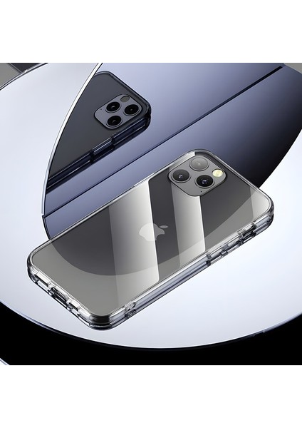 iPhone 12 Pro Max Kılıf Kristal Hava Yastıklı Darbeye Dayanıklı Şeffaf Kılıf