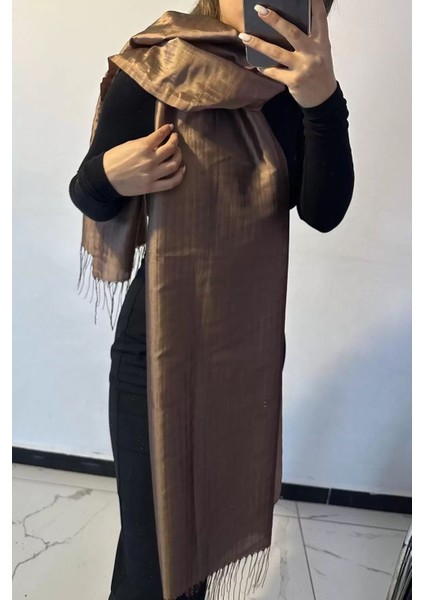 Açık Kahve Renk Tafta Şal fiyatları