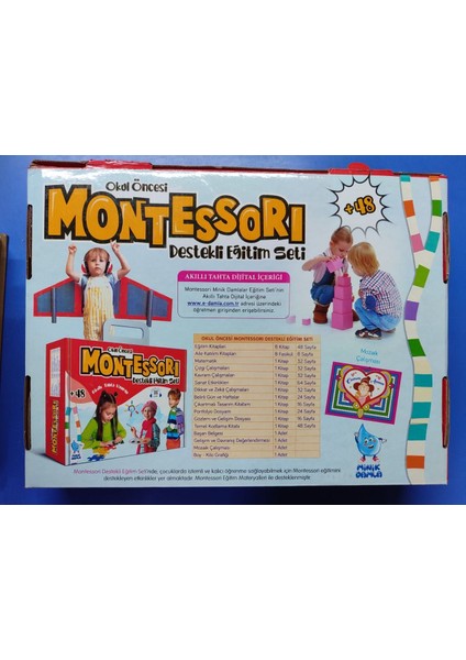 Okul Öncesi Montessori Destekli Eğitim Seti (+48) fiyatları