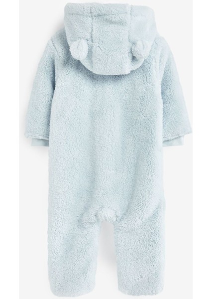 Pamuklu Açık Mavi Bebek Astronot Tulum fiyatları