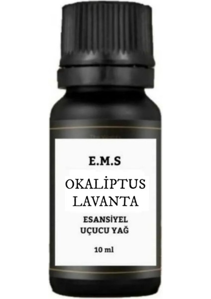 Okaliptus & Lavanta Esansiyel Uçucu Koku Buhurdanlık Yağı 10 ml