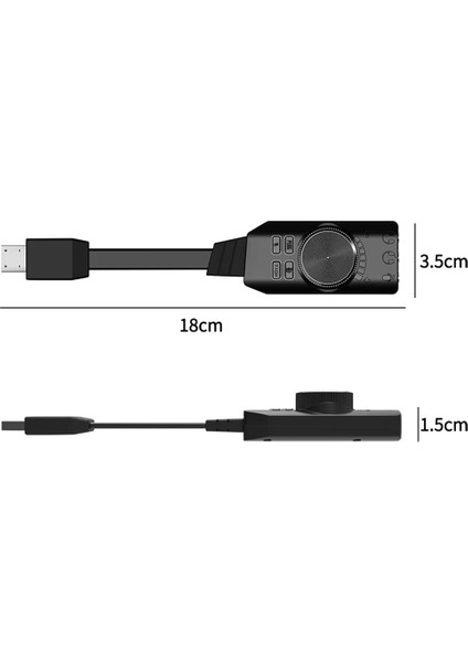 ST-677 Plextone Gs3 Lol Mikrofon Destekli 7.1 Dönüştürücü USB Harici Ses Kartı
