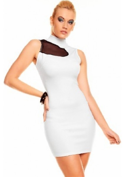 B100881 Kolsuz Mini Elbise