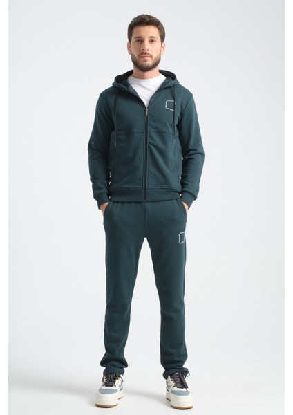 Koyu Yeşil Erkek Eşofman Takımı Mevsimlik Luxe Kalite Pamuklu fiyatları