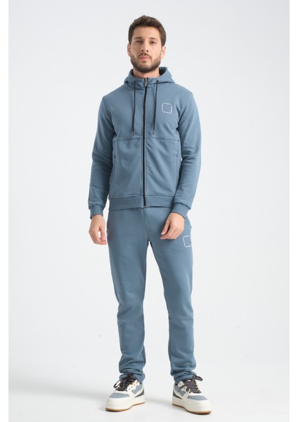 Orman Yeşili Erkek Eşofman Takımı Mevsimlik Luxe Kalite Pamuklu