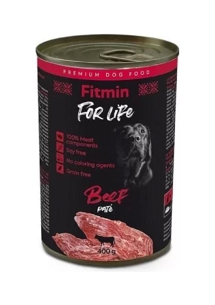 For Life Biftekli Pate Yetişkin Konserve Köpek Maması 400 gr