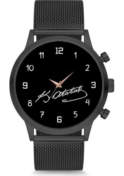 Kemal Atatürk Imzalı Erkek Kol Saati Hediye Erkek Arkadaşa Dogum Günü Hediyesi