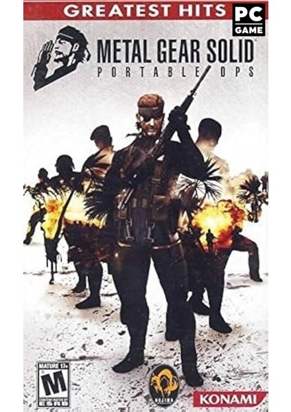 Pc Game Windows Uyumlu Metal Gear Solid Portable Ops Bilgisayar Oyunu