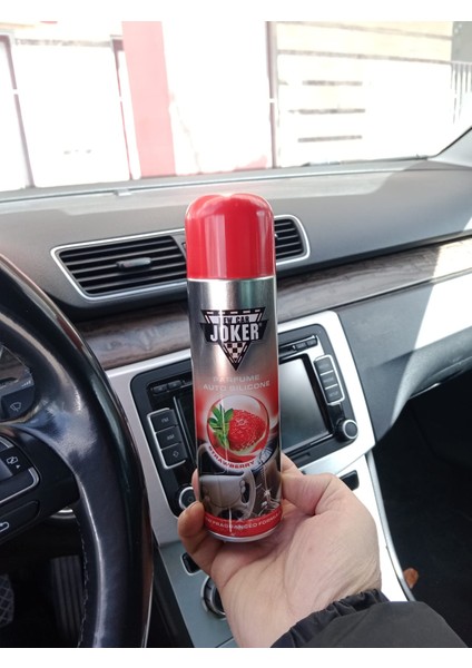 Joker Torpido Deri Plastik Için Parlatıcılı Silikon Oto Kokusu Parfüm Sprey Çilek ve Okyanus Kokulu 200 ml 2 Adet indirimleri