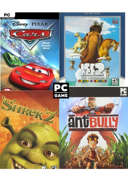 Vol2 Pc Game Windows Uyumlu 4 Lü Çocuk Oyunları Seti Bilgisayar Oyunu DVD