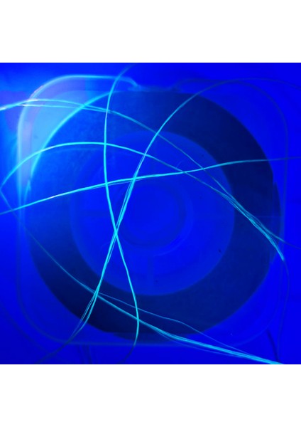 Organze İp Çapari İpi Ultraviyole Uv Neon Koyu Yeşil Makara