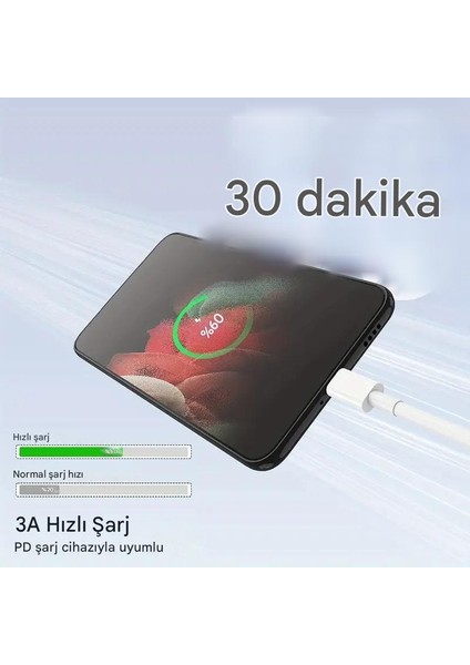 Type C Type-C Pd 60W Hızlı Şarj ve Data Kablosu 1 Metre
