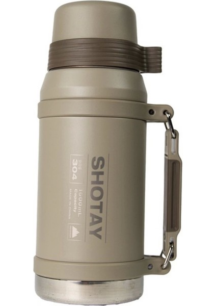 Nessiworld Shotay Camper Çelik Termos Matara 1500 ml