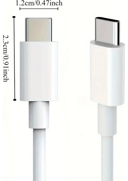 Type C Type-C Pd 60W Hızlı Şarj ve Data Kablosu 1 Metre