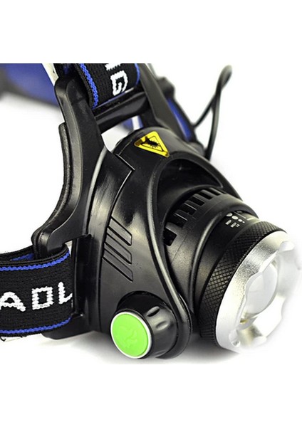 Boruit LED Kafa Feneri 2000LM Xm-L T6 2000 Lumens 3 Modlu