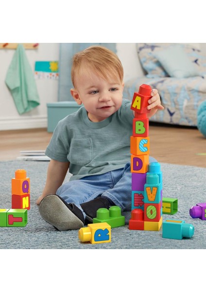 HRR60 Mega Bloks Alfabeli Blok Çantası 30 Parça +1 Yaş