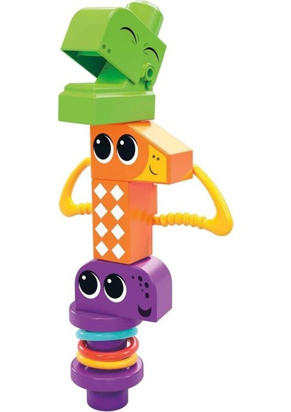 HKN43 Mega Bloks Sesli ve Hareketli Dinozorlar 24 Parça +1 Yaş