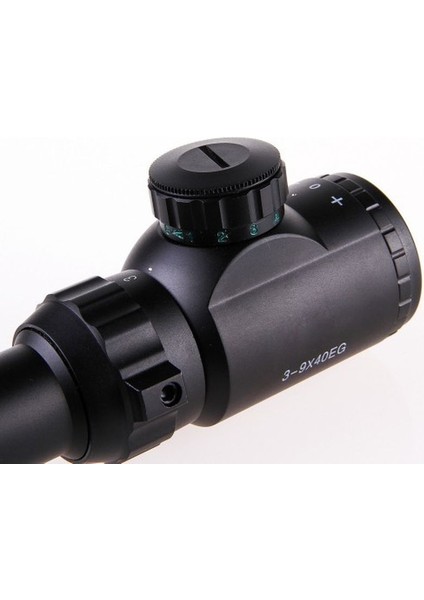 3-9X40 Zoomlu Çıft Işıklı Dürbünü Montaj Kelepçeli
