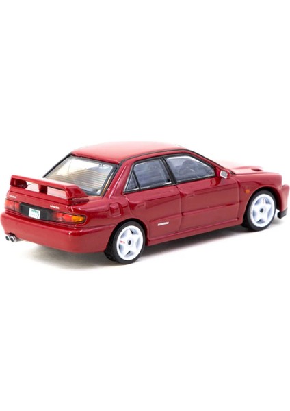 Works 1/64 Mitsubishi Lancer Gsr Evolution Iı Red With Tarmac Cards