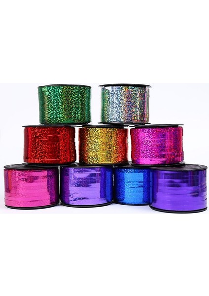 Fuşya Renk Ekstra Metalik Metalize Rafya Ip 90 Metre