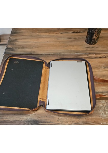 Dora Büyük Laptop Çantası Kahverengi