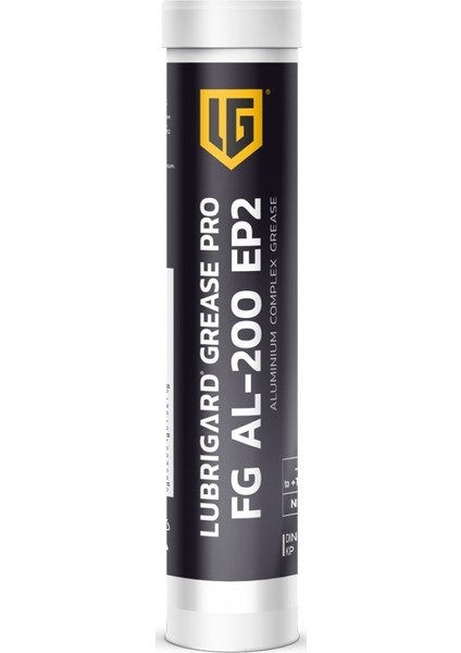 Lubrıgard Al-200 Gres (Alüminyum Complex Gıda Gresi) Kartuş Kutu 400gr