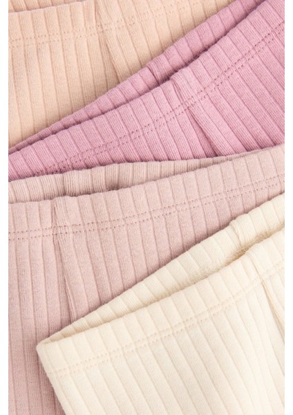 Pamuklu Pembe Krem 4’ Lü Tayt Set fırsatları