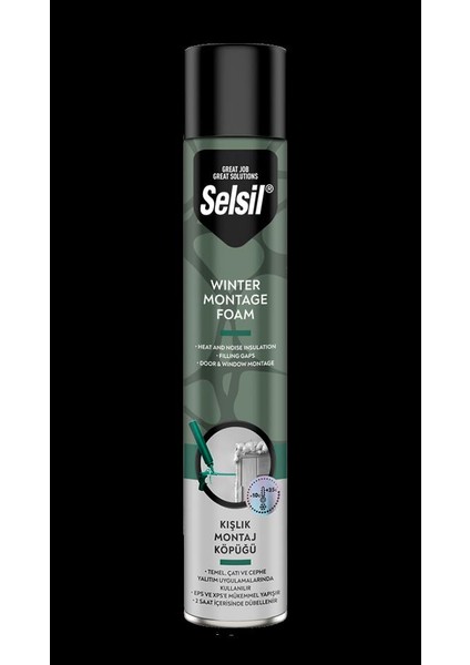 Selsil Montaj Köpüğü 750ML