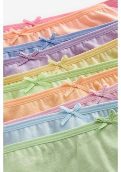 Pamuklu Çoklu Pastel 10'lu Kız Çocuk Kilot fiyatları