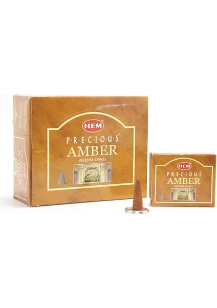 Precious Amber Aromalı Konik Tütsü
