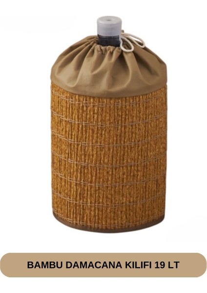 Bambu Damacana Kılıfı Kumaş Korumalı Ipli - 19 Lt Damacana Kılıf