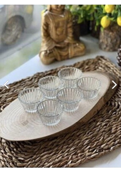 Uludagstore7 6 Lı Sosluk Cam Mini Sosluk-Reçellik Sunumluk Kahve Yanı