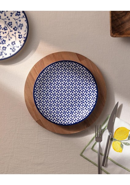 Uludagstore7 Coco Rêve Bleu Pissenlit Pasta Tabağı 19 cm