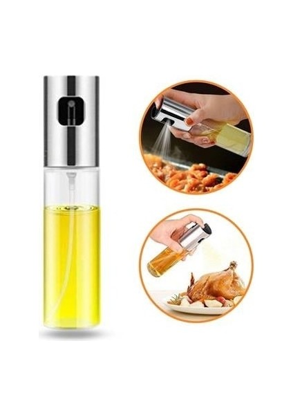 100ML Kapasiteli Şeffaf Spreyli Yağdanlık Sosluk Yağ Püskürtücü Yağ Şişesi fırsatları