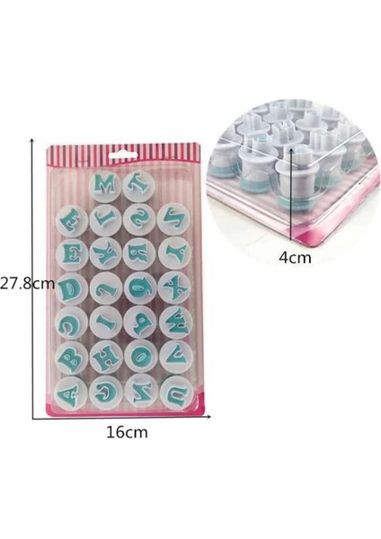 Basmalı Kopat Kalıbı Seti | Büyük Harf (Bkp-26) fırsatları