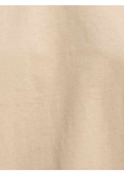 Loose Fit Bej Kadın T-Shirt LF2035741 fırsatları