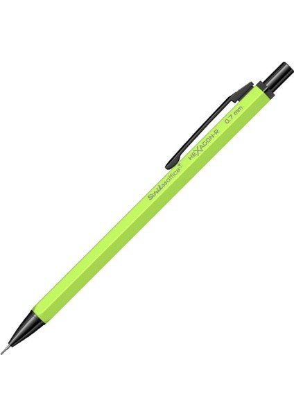 Office Hexagonr Mekanik Kurşun Kalem Neon Sarı 0.7 mm