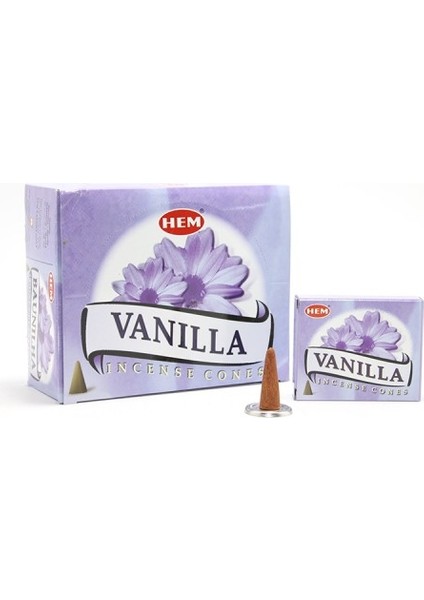 Vanilla Aromalı Konik Tütsü