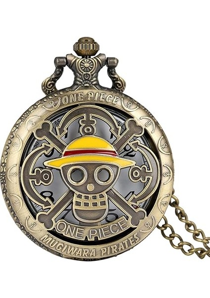 Kişiye Özel Köstekli Cep Saati Ouartz One Piece Tasarımlı Zincirli Cep Saati