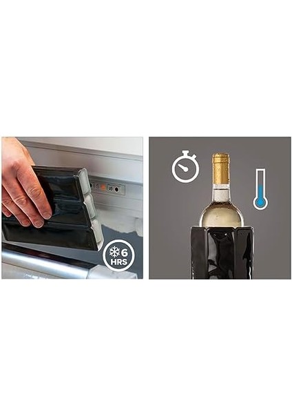 - Vin Experience 6 Parçalı Şarap Seti, Şarap Pompası, Şarap Boşaltıcı, Garson Bıçağı, Yedek Tıpa, 68897606, Siyah modelleri