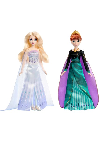 Karlar Ükesi Prensesleri Anna ve Elsa - 2'li Paket, 3 Yaş ve Üzeri, HMK51