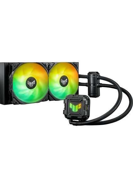 Tuf Gamıng Lc Iı 240 Argb Aıo Aura Sync 120MM Adreslenebilir Rgb Fan Ncvm Kaplamalı Rgb Pompa Kapağı Sıvı Cpu Soğutucusu
