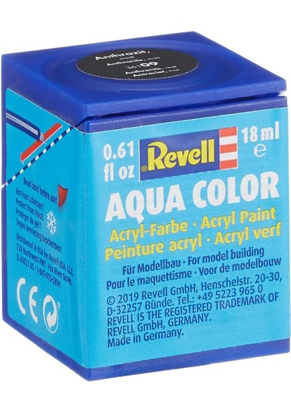 - - Su Bazlı Maket Boyası Antr Gri Mat 18 ml (36109)