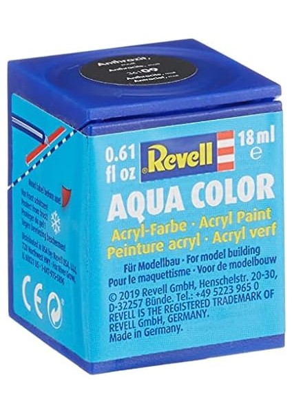 - - Su Bazlı Maket Boyası Antr Gri Mat 18 ml (36109)