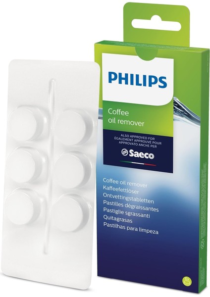 - Philips Kahve Yağı Çözücü Tabletler, Tam Otomatik Kahve Makineleri Için