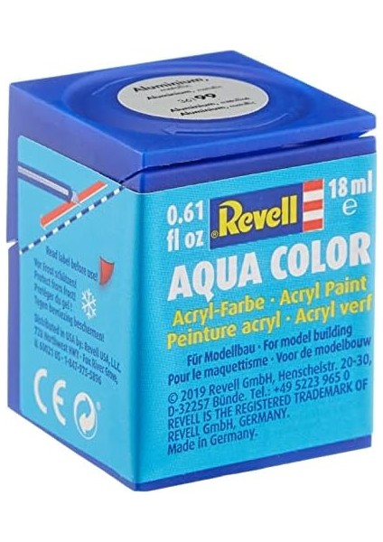 - - Su Bazlı Maket Boyası Aluminyum Metalik 18 ml